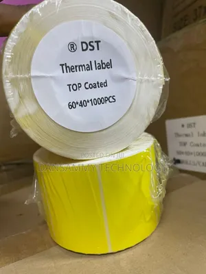 Yellow 60*40mm by 1000labels