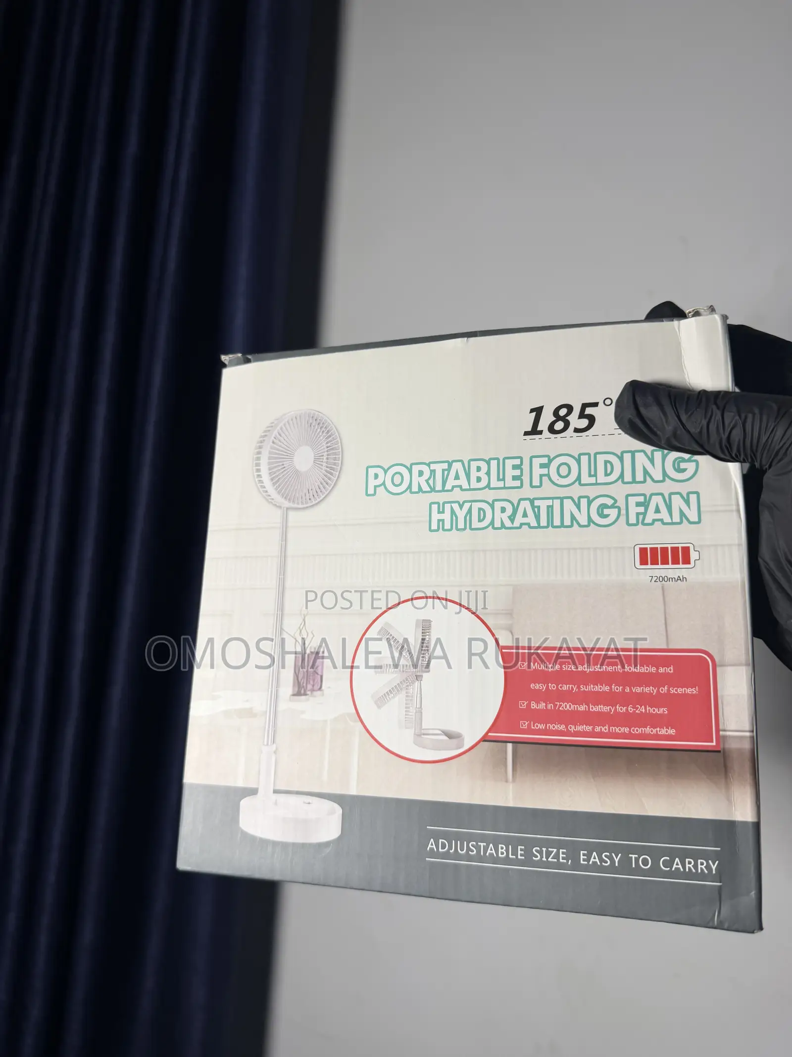 Foldable Rechargeable Fan