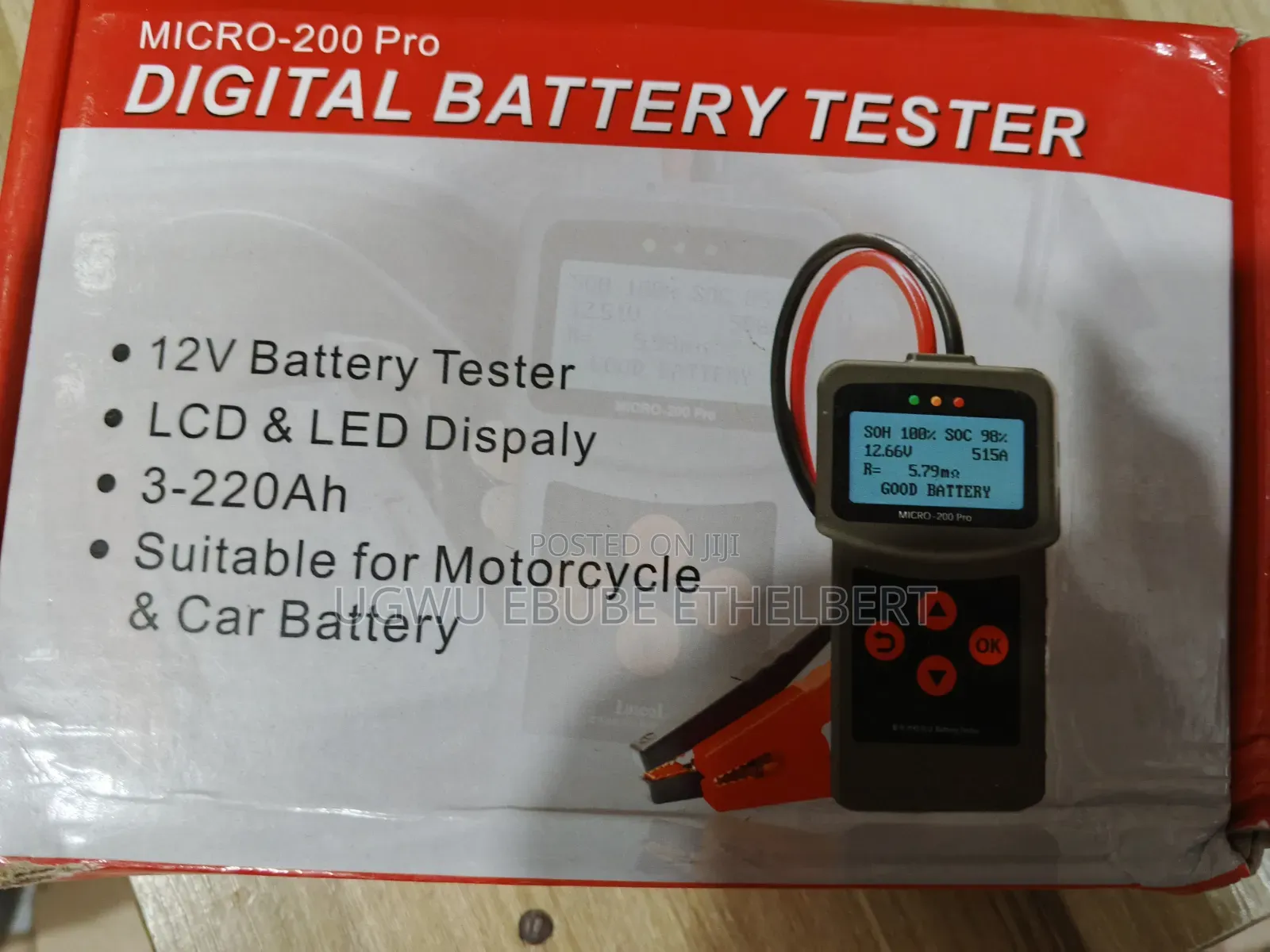 Digital Battery Tester