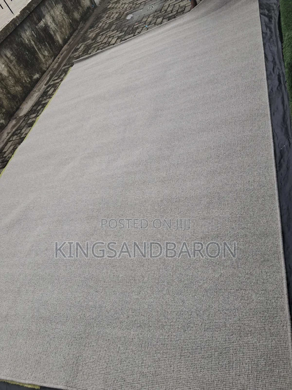 8×13fts Grey Turkish Mat Rug