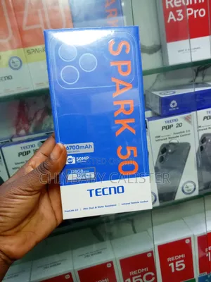 New Tecno Spark 50 128 GB Gray