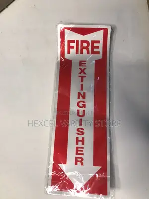 Fire Extinguisher Sign/ Safety Stickers - 12 Pieces