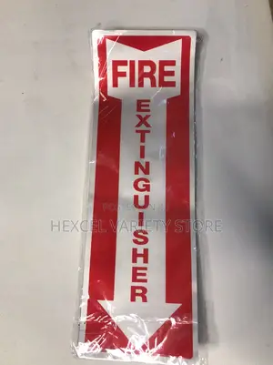 Fire Extinguisher Sign/ Safety Stickers - 12 Pieces