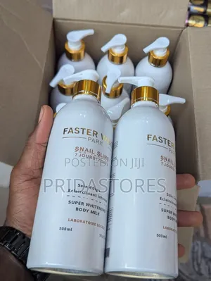 Faster White Paris Snail Slime Super Whitening Body Milk