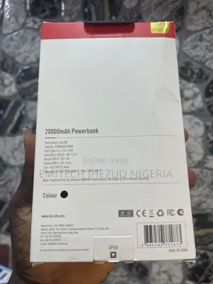 Power Bank Itel 20,000 Mah Analog Regulation