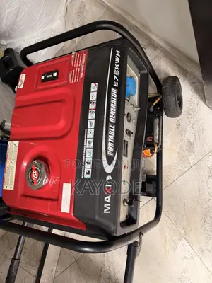 Maxi 7.5kva Generator (E75kwh) – Key Start
