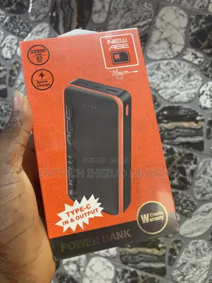 New Age Original Power Bank 22,500 Mah Quick Charge