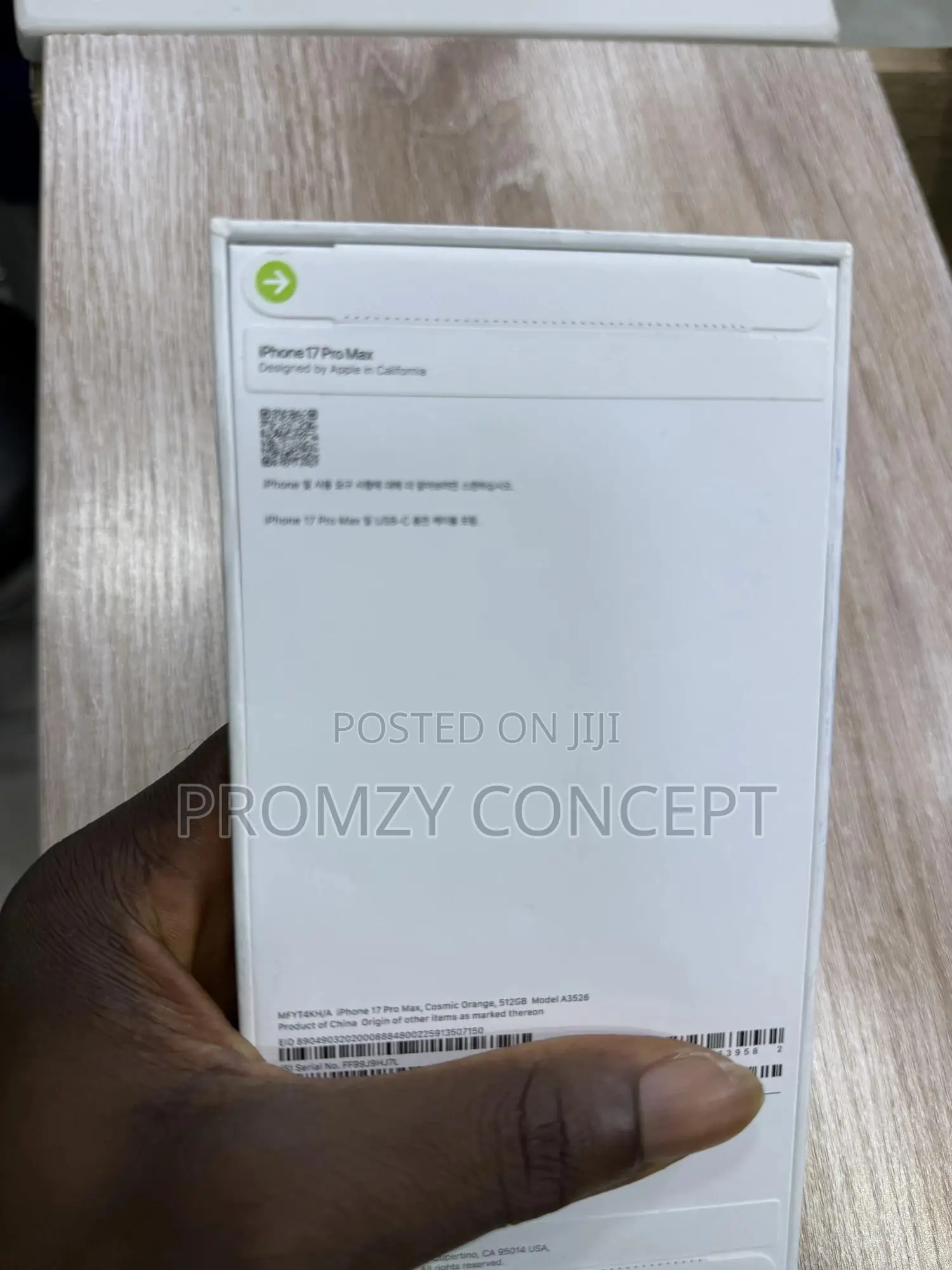 New Apple iPhone 17 Pro Max 512 GB Orange
