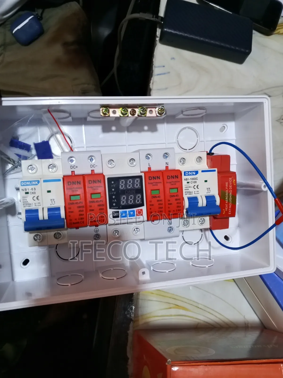 Complete 13way Box, Breaker,Surge Protector, Voltage Regulator