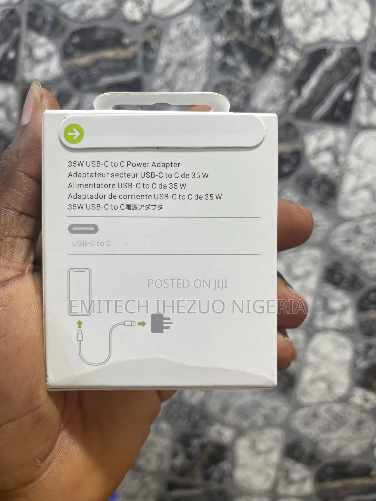 iPhone 16 Pro Max Usb Type C 35w Power Adapter