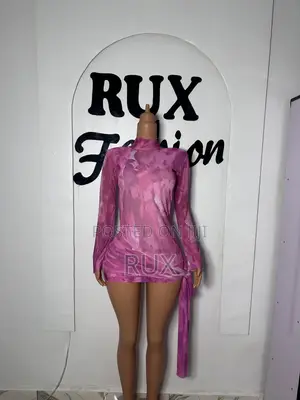 Short Mesh Gown