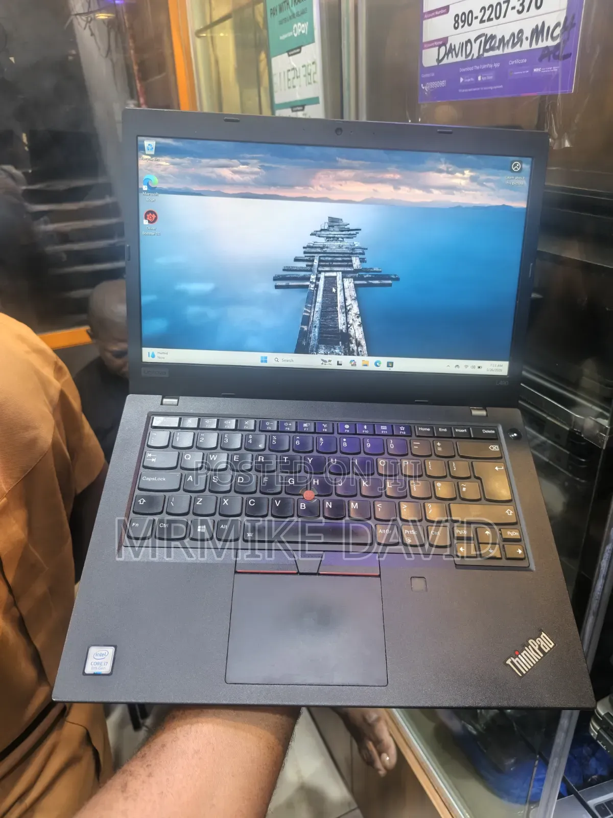Laptop Lenovo ThinkPad L490 8GB Intel Core i7 SSD 256GB