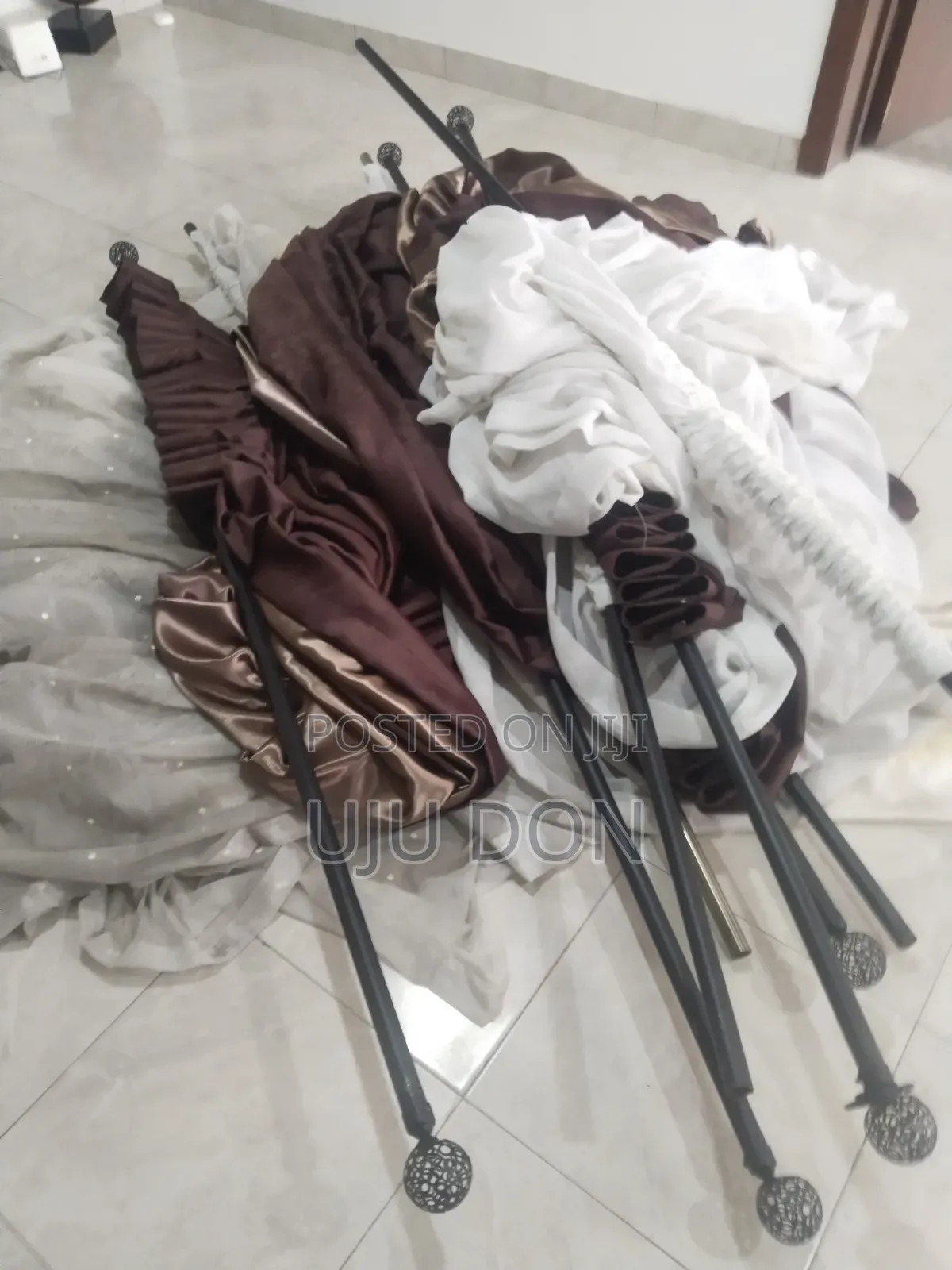 Neatly Used Curtains Per Pair