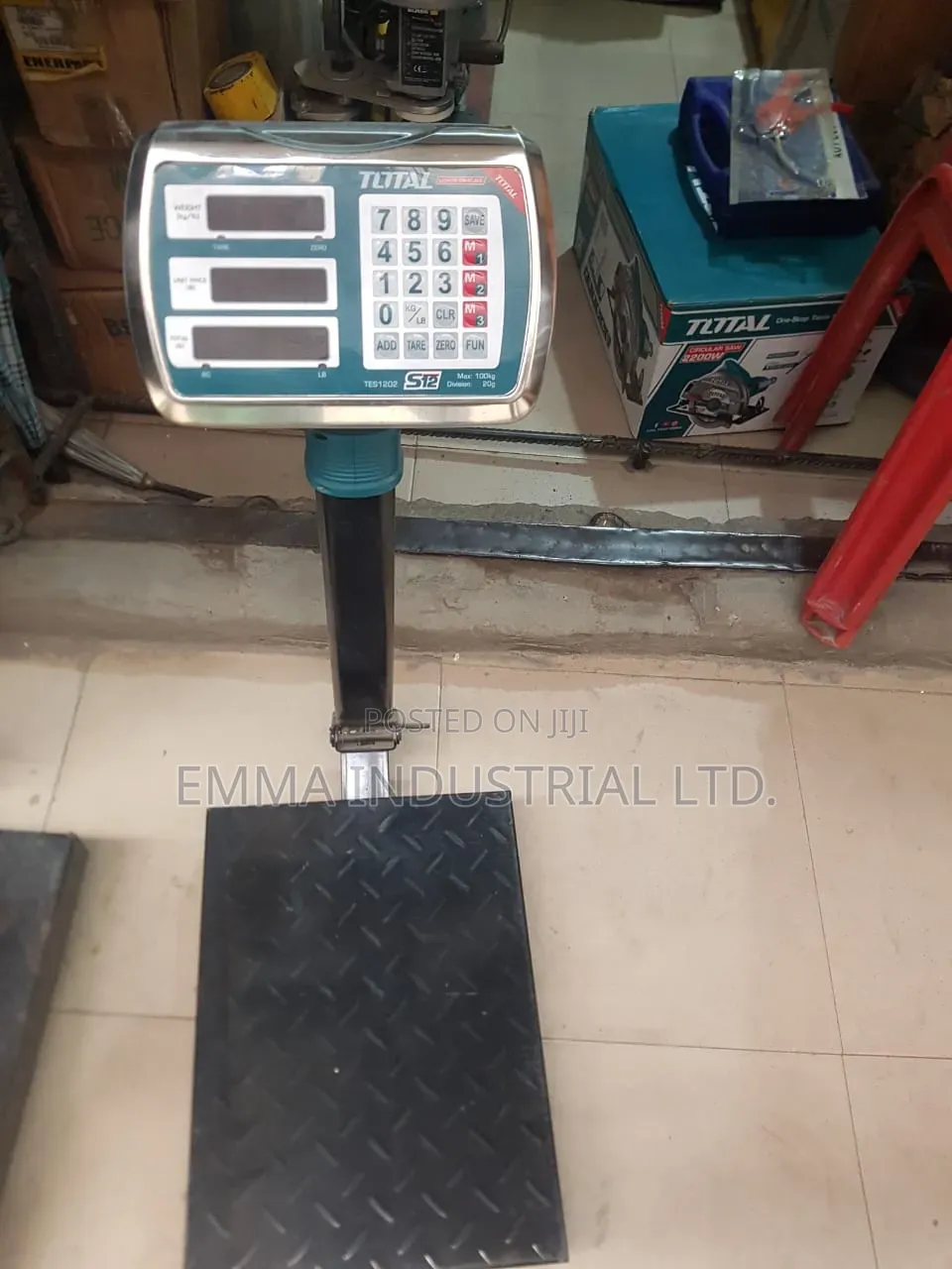 Total Tools Tesa33001 300kg Electronic Digital Platform Scale
