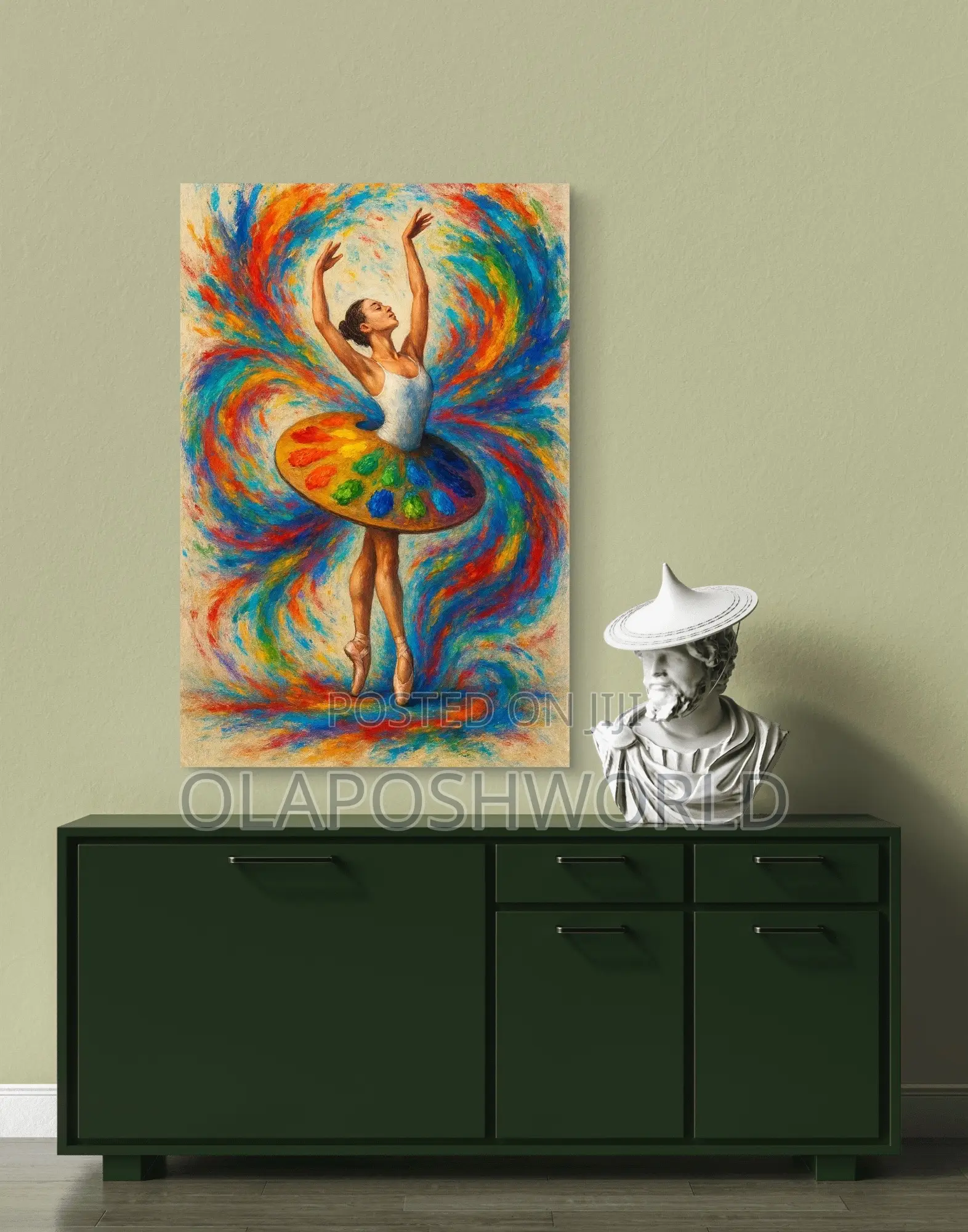 The Dancer Canvas Wall Art