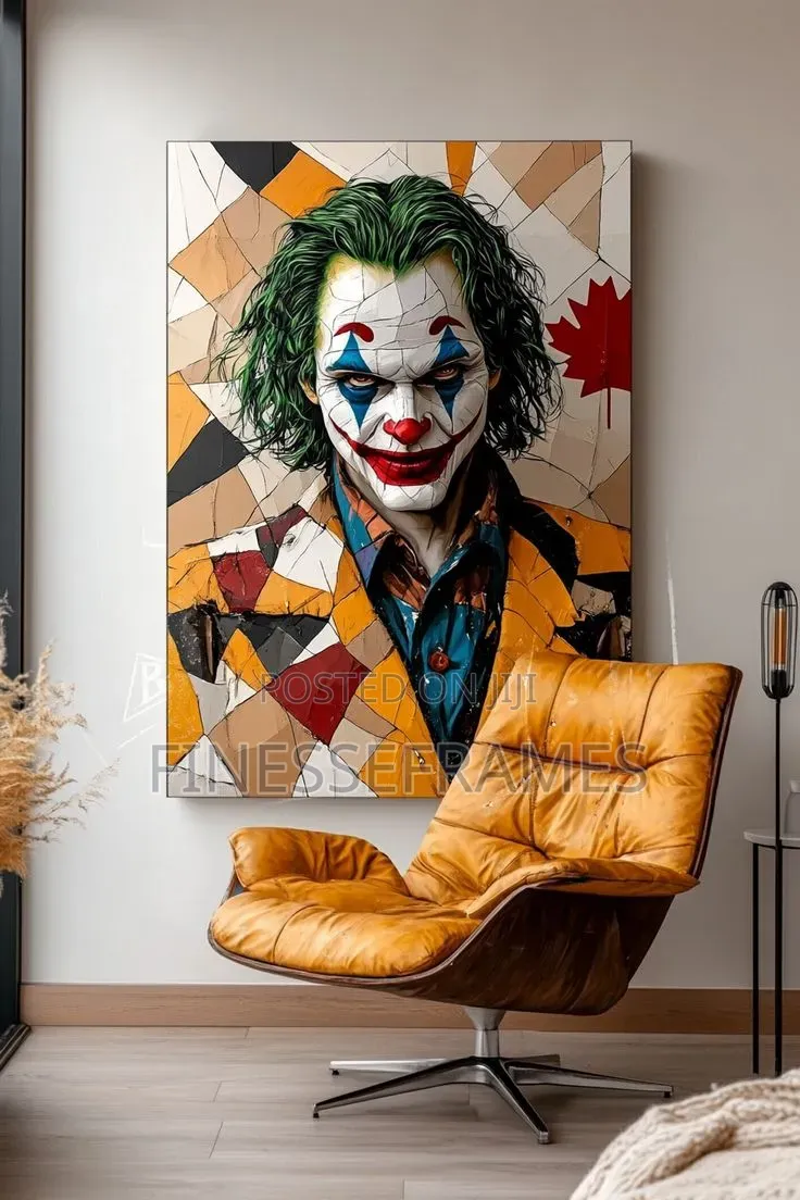 Joker Framed Wall Art (20x30 Inch)