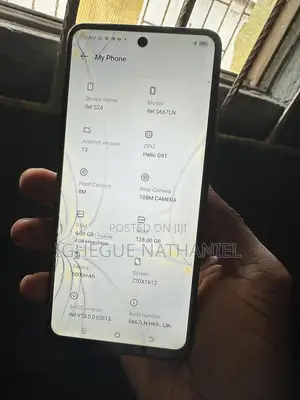 Itel S24 128 GB Black