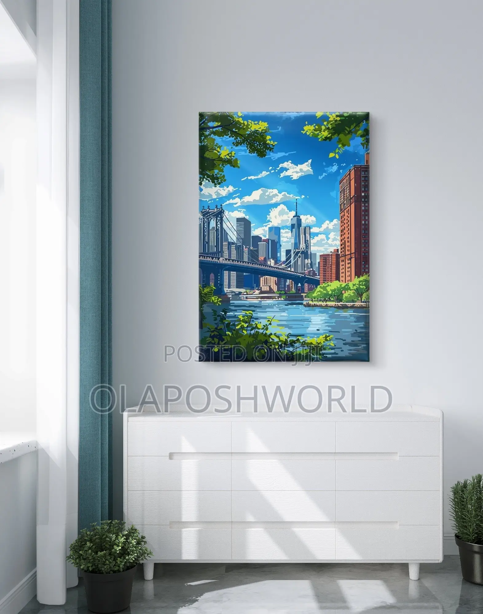 City View Canvas Wall Art