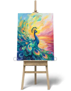 Peacock Canvas 1pcs Wallart