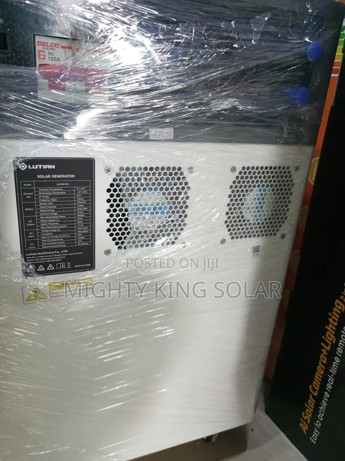 8038kwh Plus 4kva Lutian Solar Generator