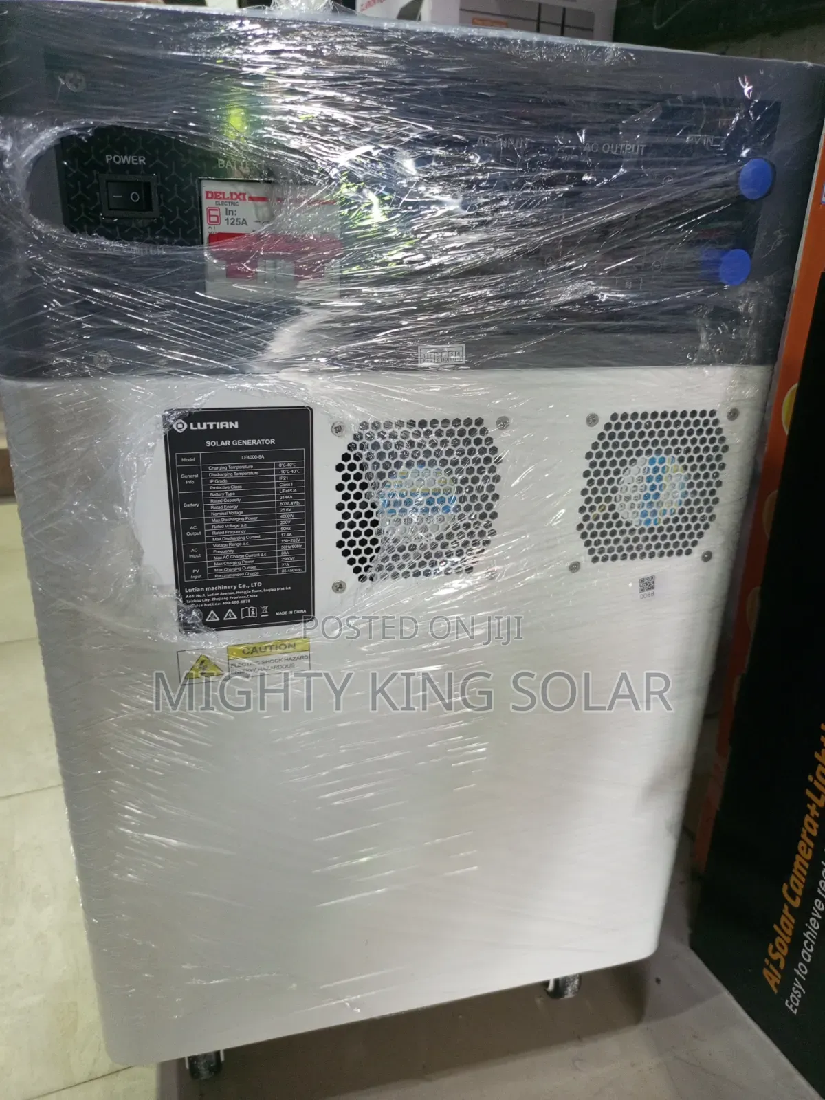8038kwh Plus 4kva Lutian Solar Generator