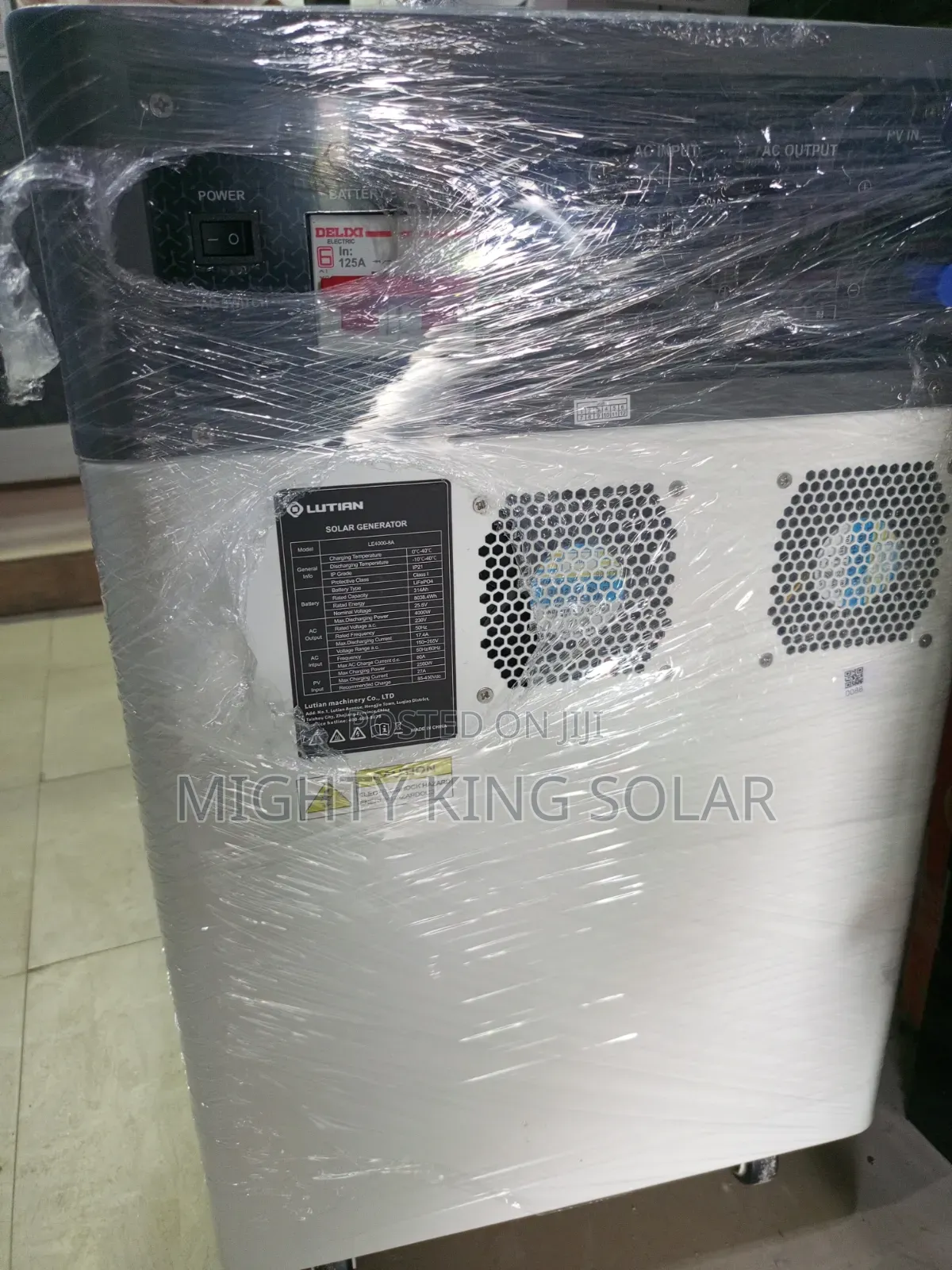 8038kwh Plus 4kva Lutian Solar Generator