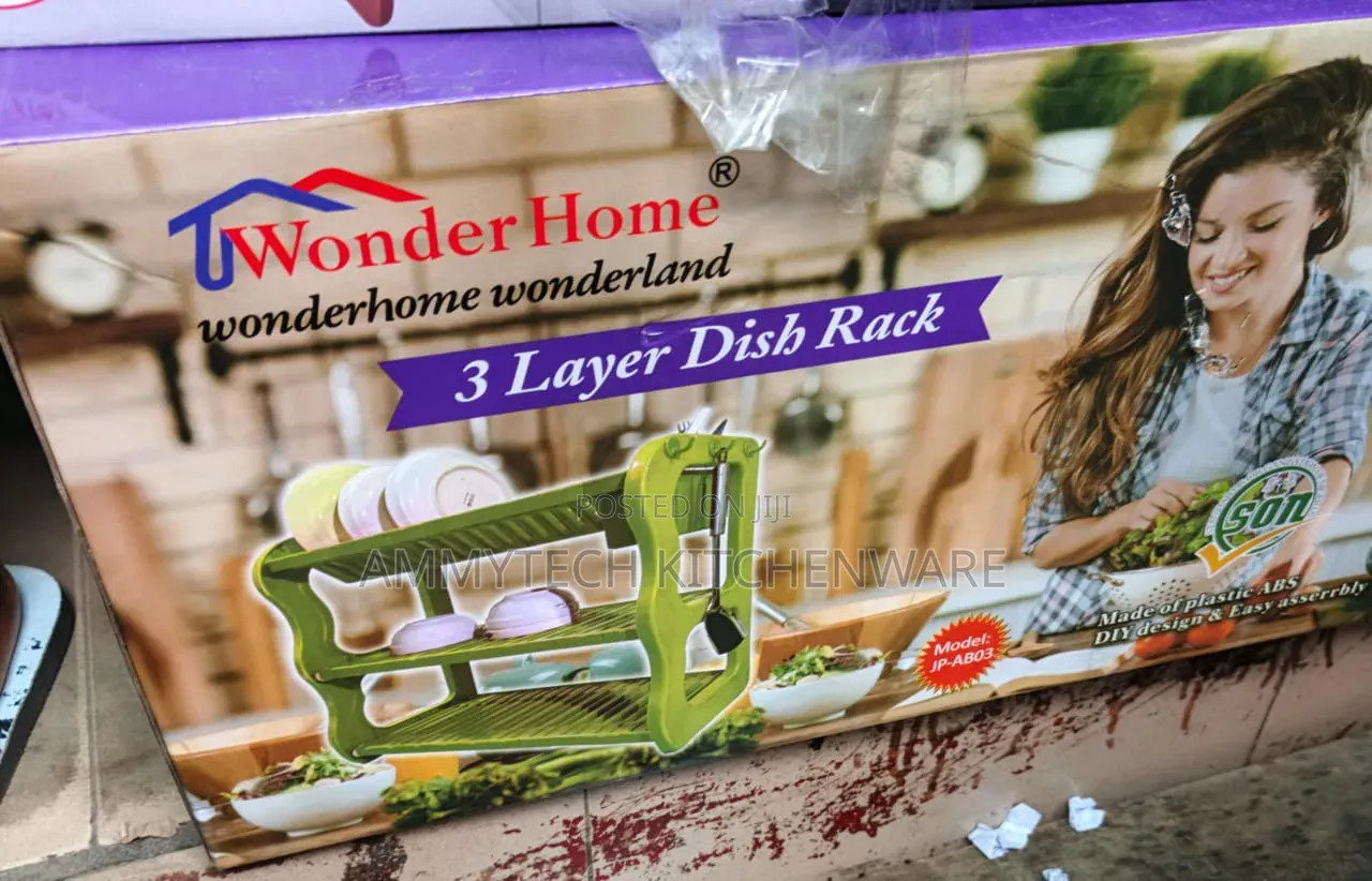 3layer Wonder Home Plastic Dish Rack