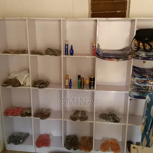 20-Space White Storage Shelf