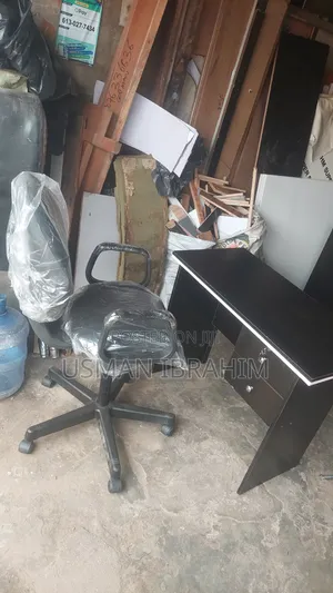Office Table and Rolling Chair Available