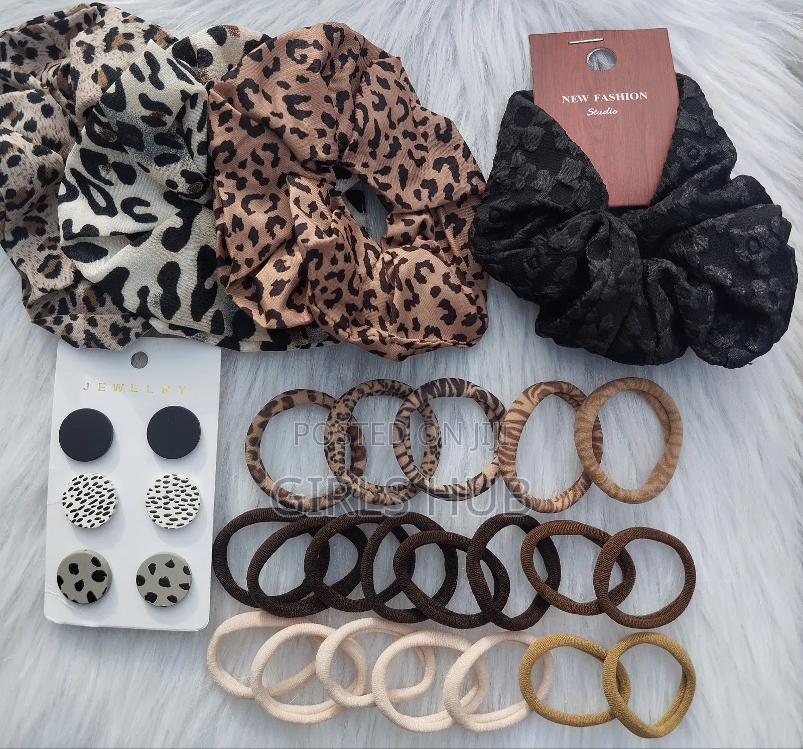 Leopard Accessories Set