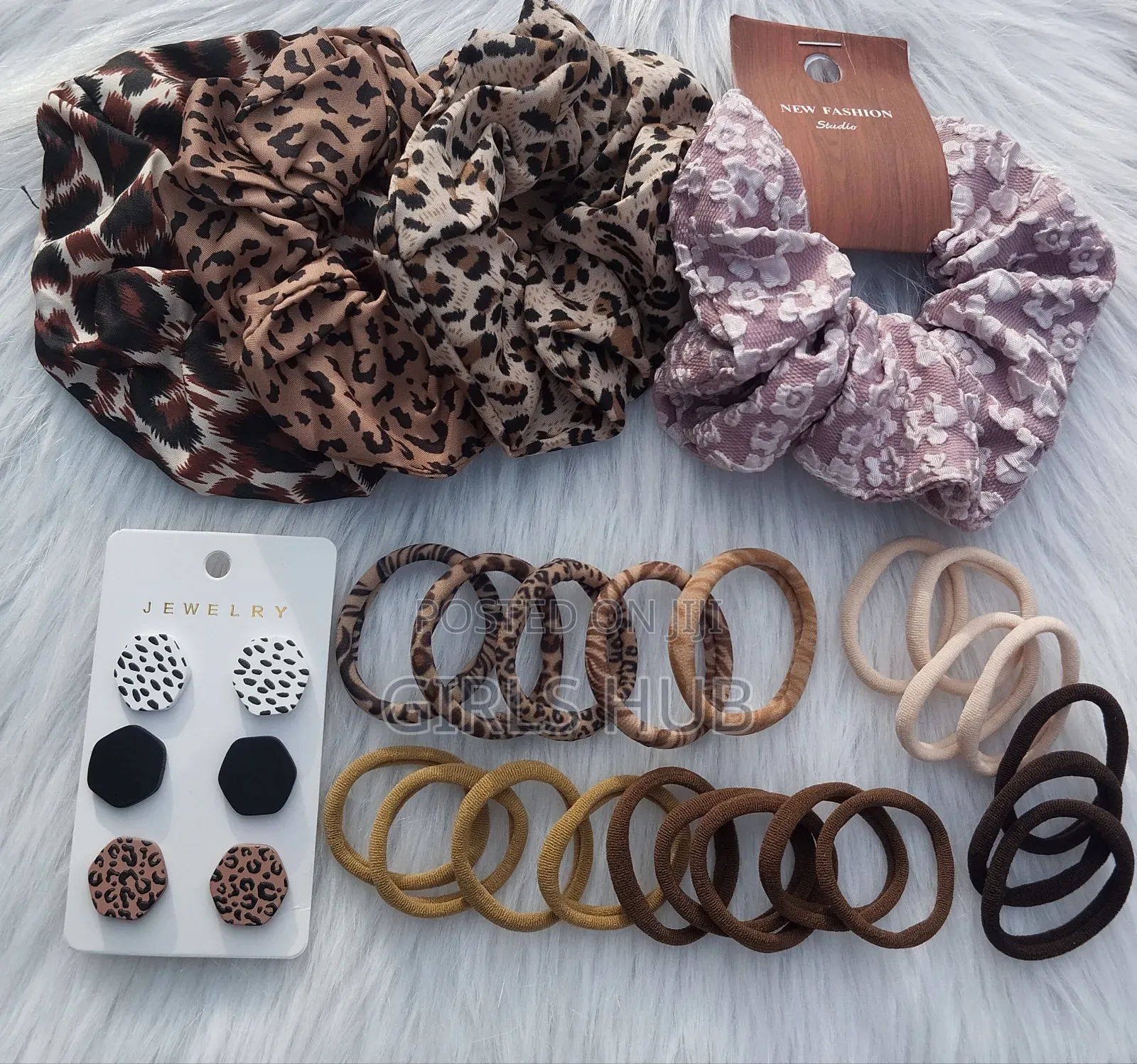 Leopard Accessories Set