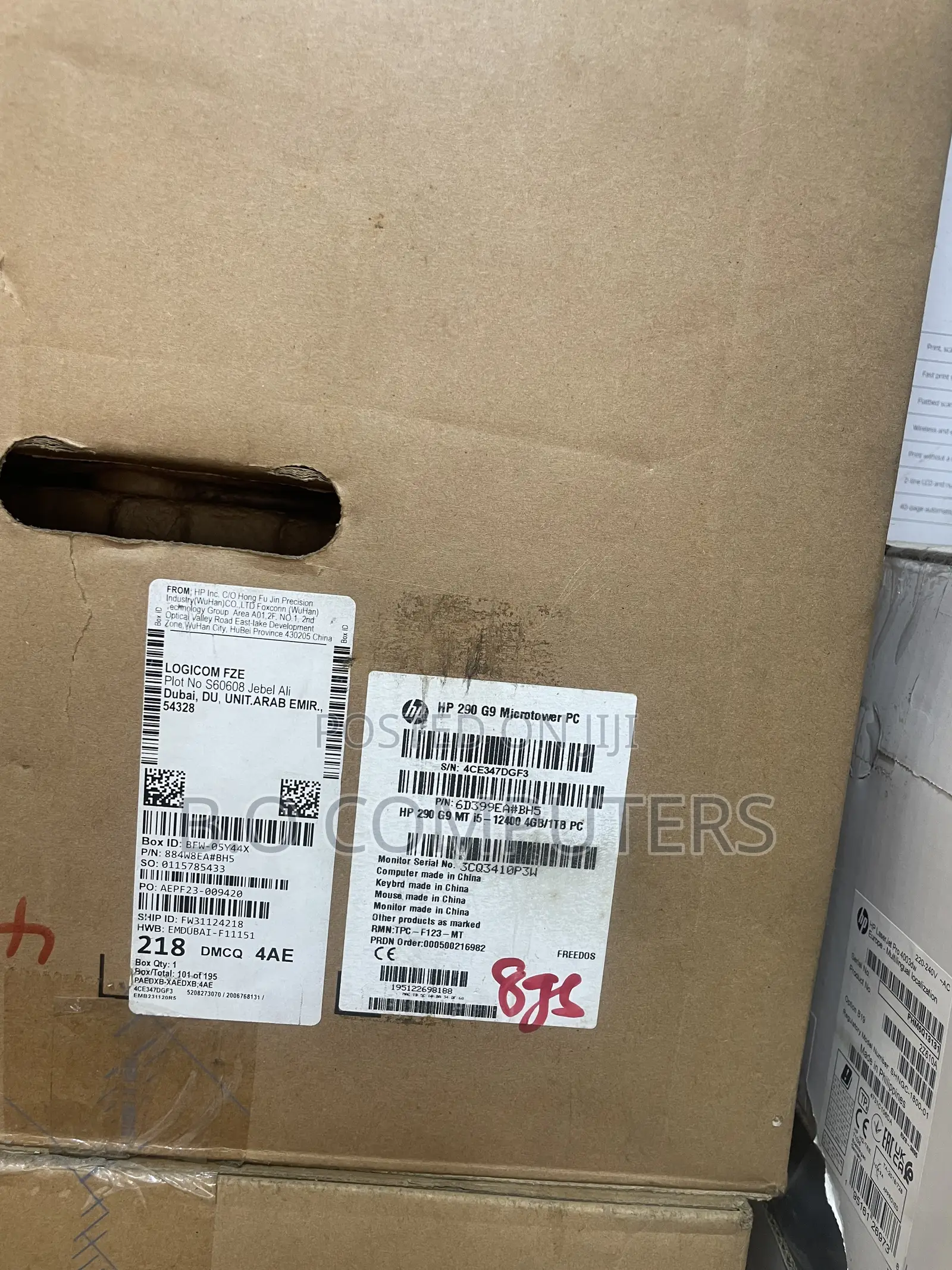 New Desktop Computer HP 290 G9 8GB Intel Core i5 SSD 512GB