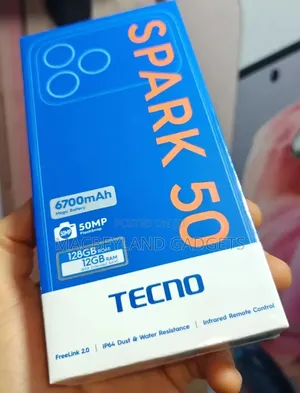 New Tecno Spark 50 128 GB Black