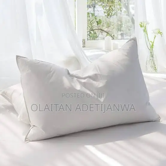Couture White Goose Feather and Down Sleeping Pillow
