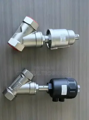 Stainless Steel Pneumatic Y-type Angle Seat Valves,