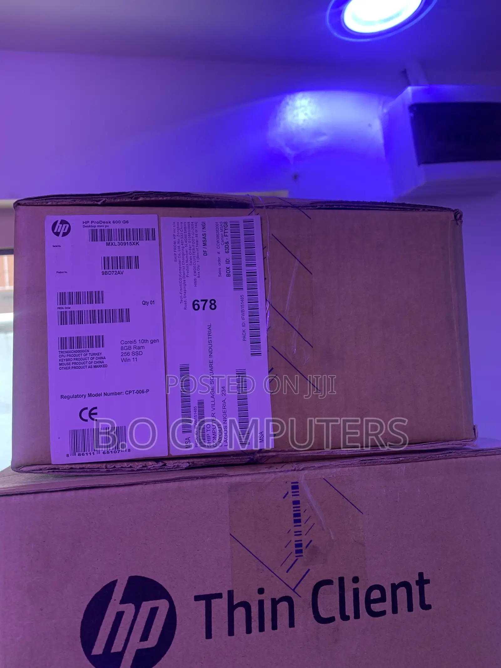 New Desktop Computer HP ProDesk 600 G6 16GB Intel Core i5 SSD 256GB
