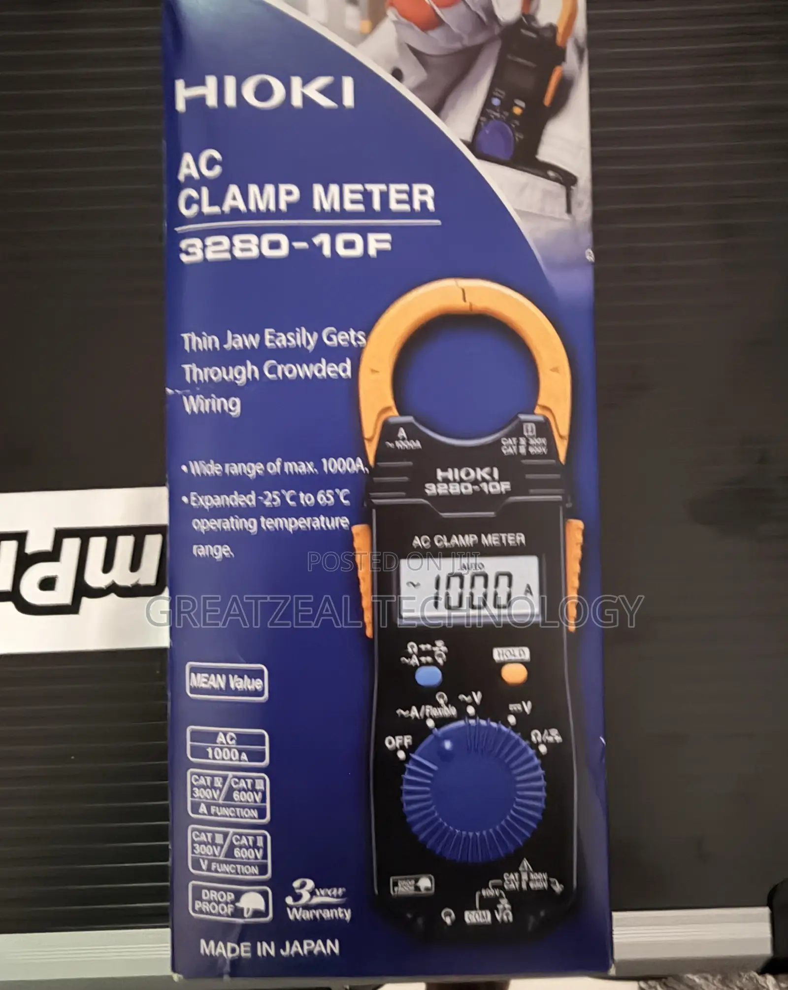 Hioki Ac Clamp Meter 3280-10f