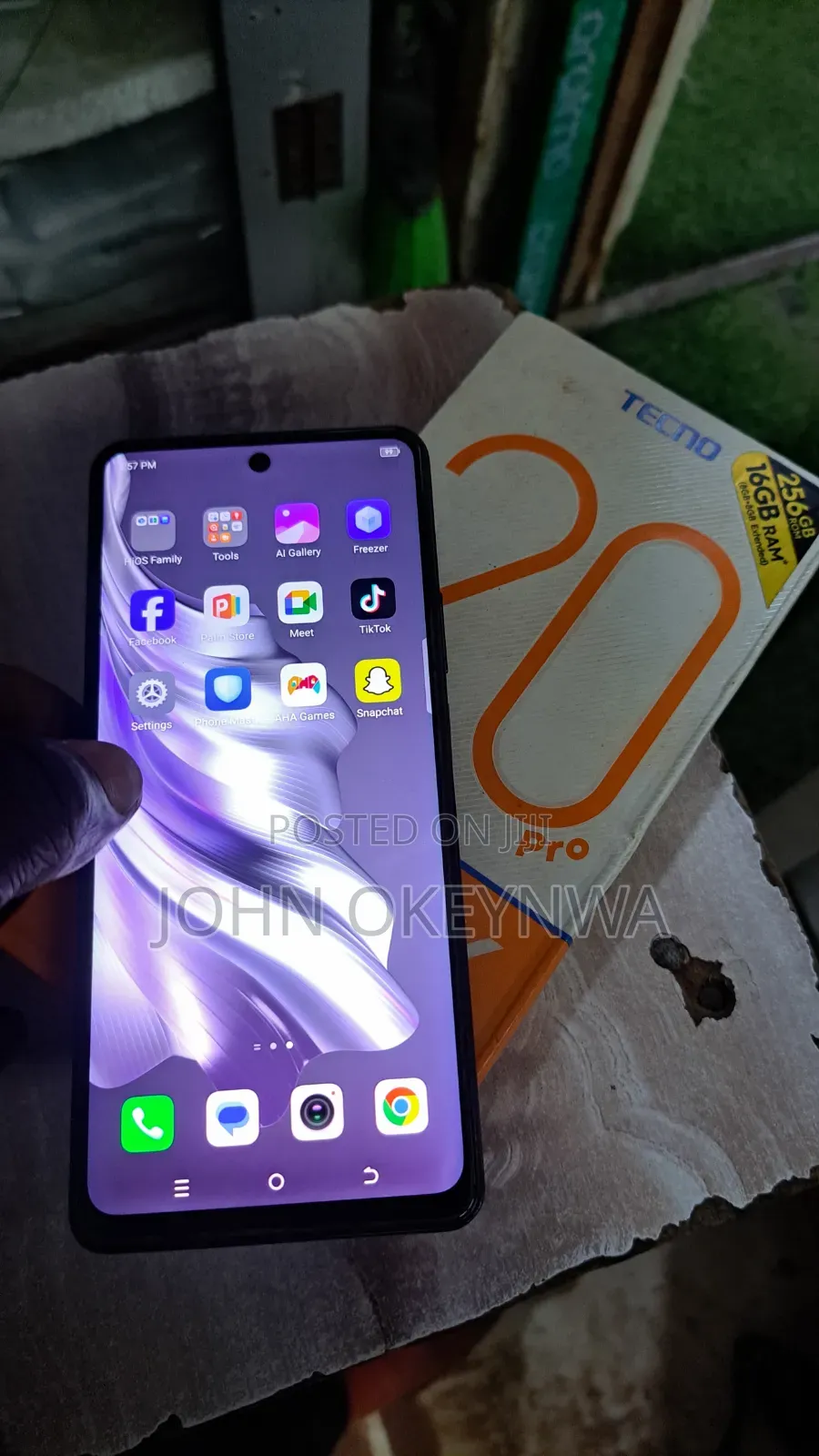 Tecno Spark 20 Pro 256 GB Black