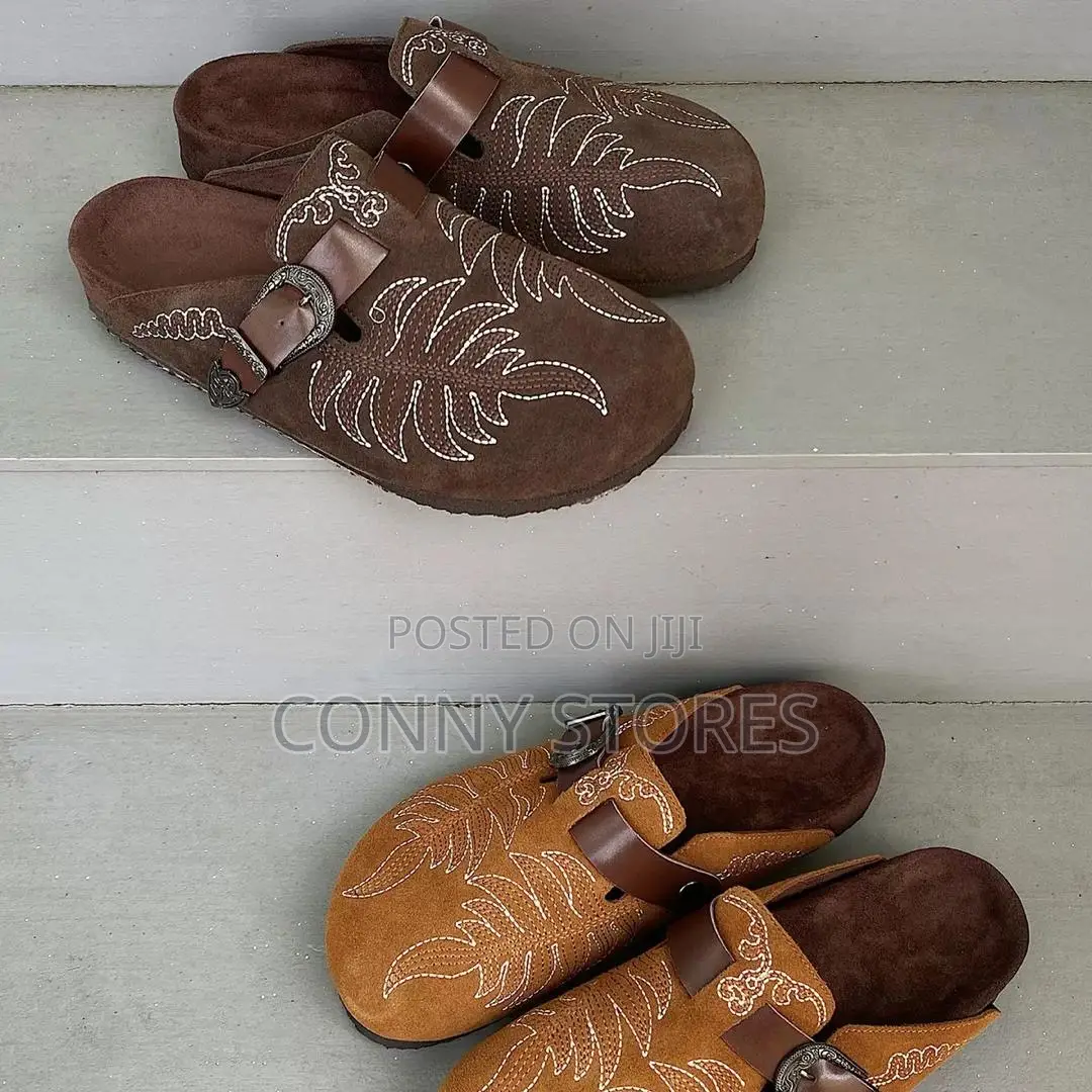 Cop the Embroidered Cowboy Clogs