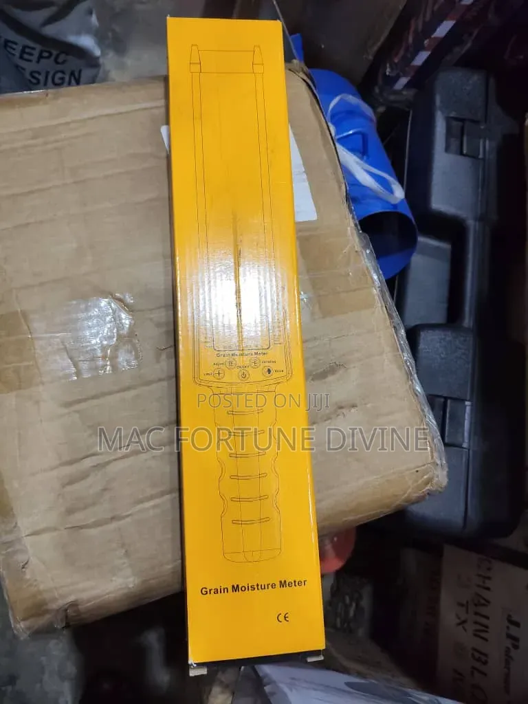 Yellow Handheld Device Digital Grain Moisture Meter