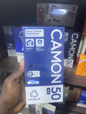 New Tecno Camon 50 Pro 256 GB Black