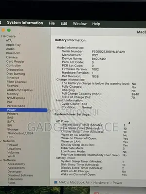 Laptop Apple MacBook Air 2020 8GB Intel Core i3 SSD 256GB
