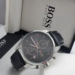 Luxury Hugo Boss Battery Powered Leather Watch