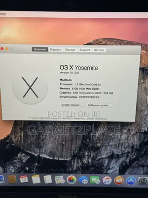 Laptop Apple MacBook 2016 8GB Intel Core M SSD 512GB