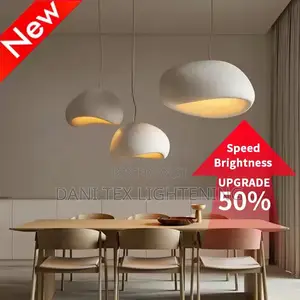 Minimalist Wabi-Sabi Led Chandeliers Light Living Kitchen Island