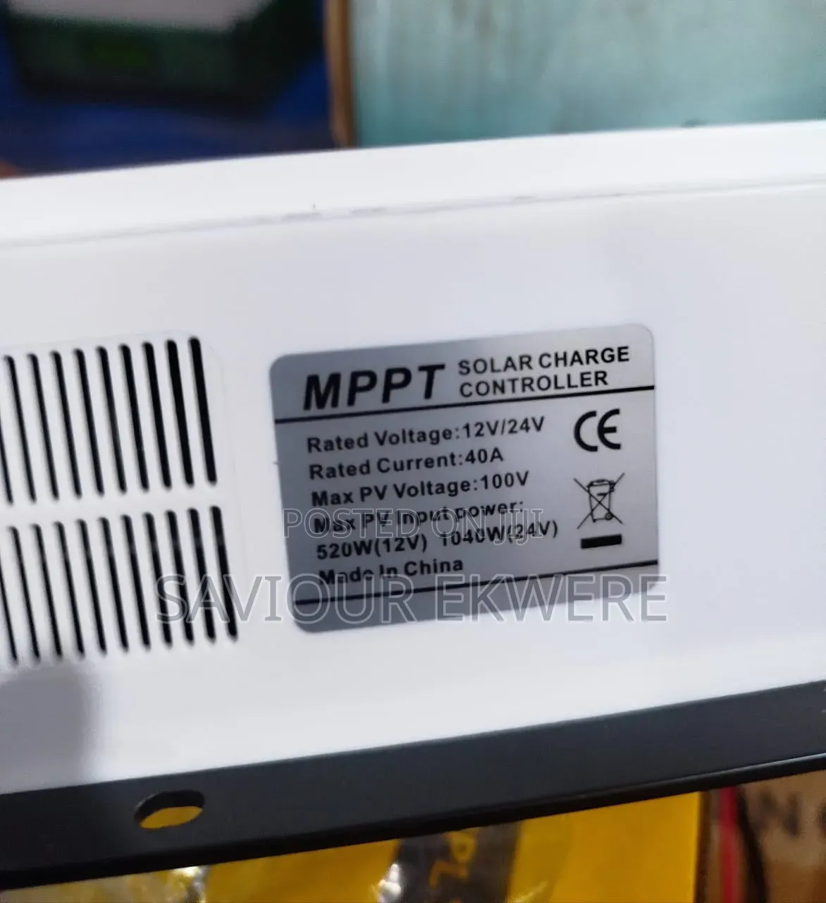 40a Solar MPPT Charge Controller