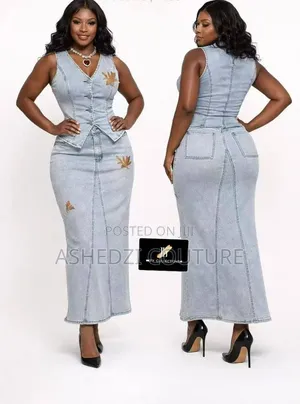 Beautiful Geans Gown Available