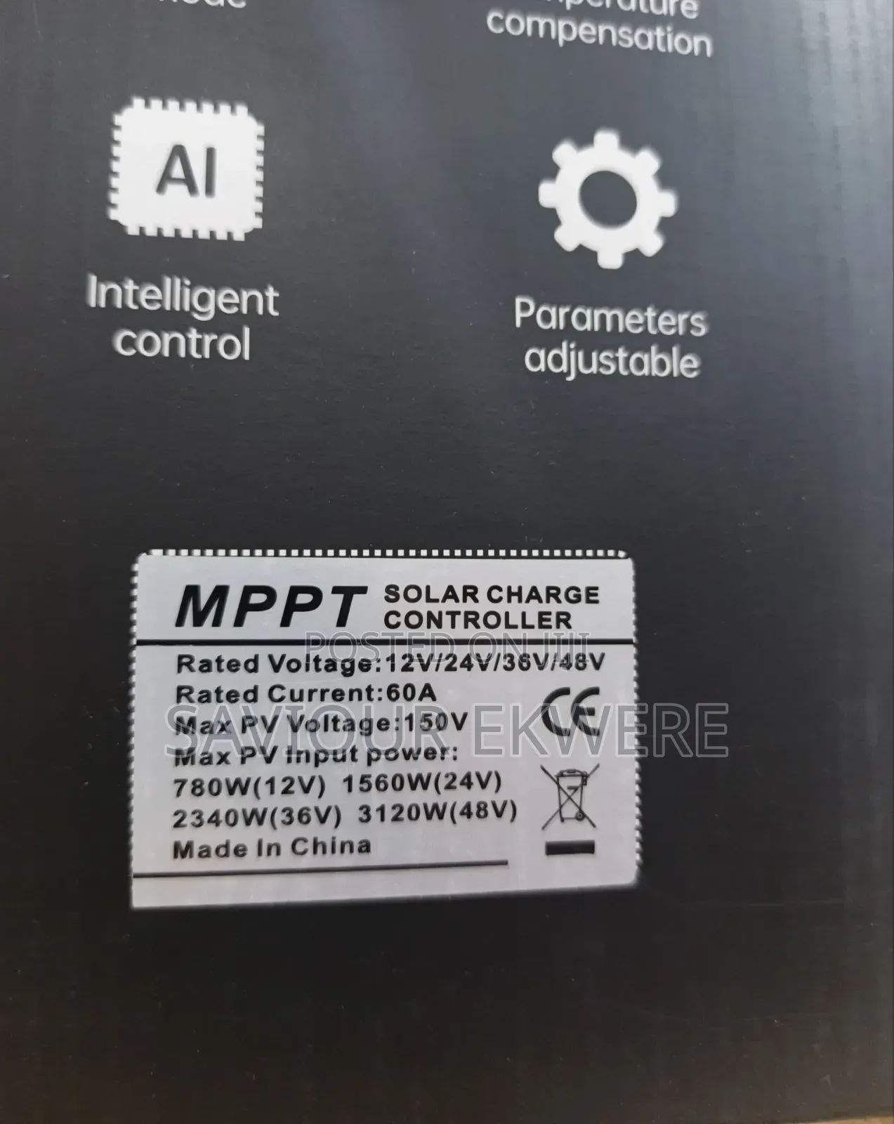 60a Solar Charge Controller MPPT