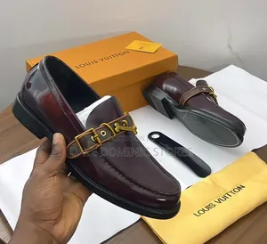 High Quality Louis Vuitton Leather Loafers