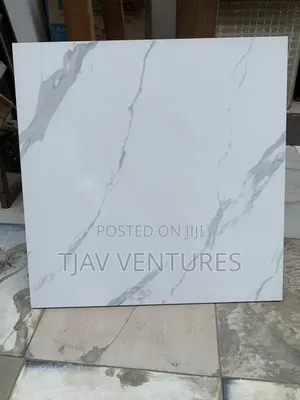 Glossy Floor Tiles Marble Design